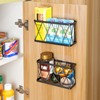 YIGII 3 Pack Adhesive Cabinet Organizer - Wall Mounted Pantry