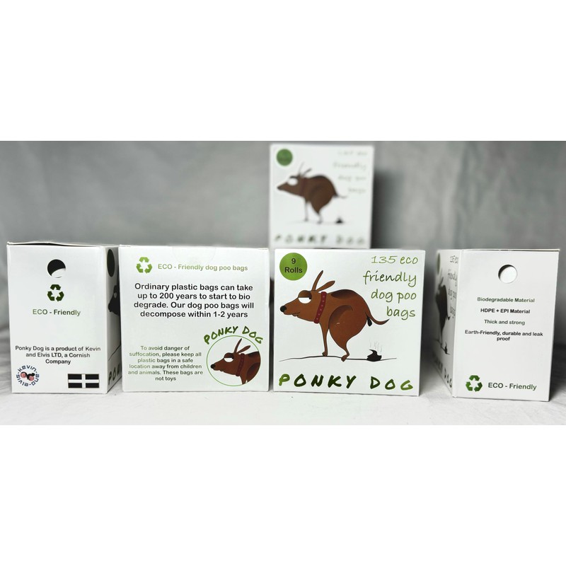 Ponky Dog box of extra strong, leak proof, eco friendly