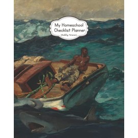 Homeschool Planner Kids Daily Checklist Weekly Version VIII: Homeschool Student Planner and Homeschooling Lesson Planner With Vintage Illustrations (My Homeschool Checklist Planners)