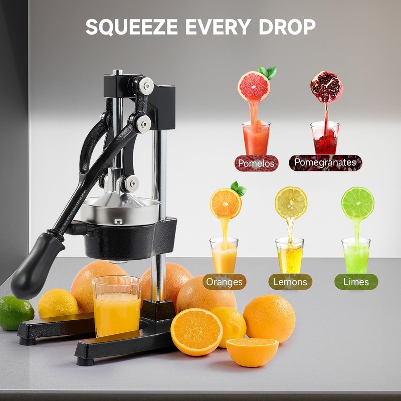 CO-Z Hand Press Juicer Machine, manual Orange Juicer and Professional