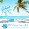 wenqik 2 Pcs Foldable Beach Lounge Chair with 360° Canopy