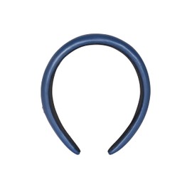 Coach Women's Leather Headband, Blue, One Size