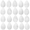 KYEYGWO 10 Pcs Teardrop Crystal Beads for Jewellery Making, Clear
