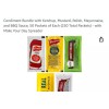 French's Condiment Bundle Ketchup Mustard Relish Mayonnaise BBQ sauce 250pk