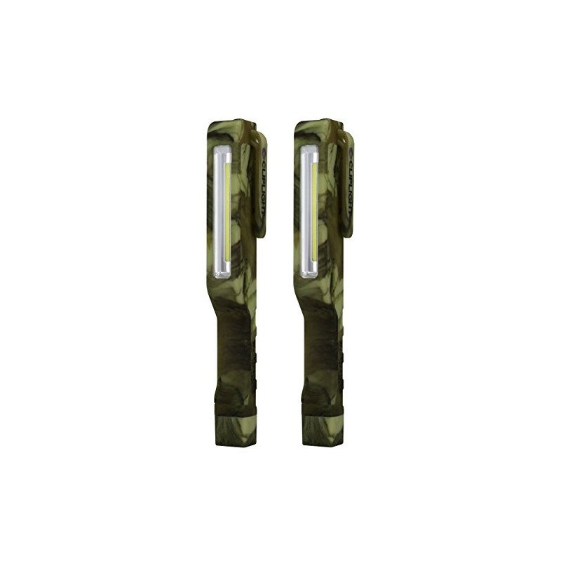 LED Camo Flashlight Super Bright 140 Lumens Camping Clipstrip Cliplight