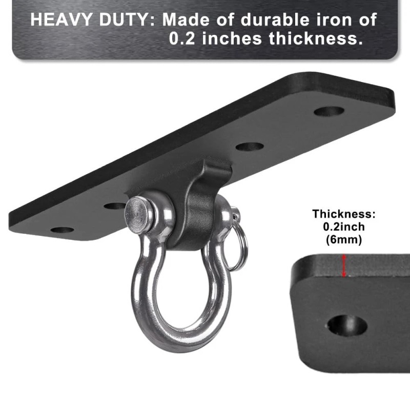 Dolibest Ceiling Mount Swing Hanger Heavy Duty Swing Set Hook