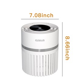 Air Purifier 2-Pack, H13 HEPA Filter Air Cleaner for Home Bedroom