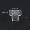 sourcing map Pack of 100 LED Neon Mounting Clips Mounting