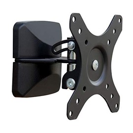 ELBE SP-1332-I Universal Tilting Wall Mount for 13-32 Inch TVs Capacity 10 kg VESA 50x50 75x75 100x100 Vertical Tilt Angle 10° Swivel Angle 90º Black