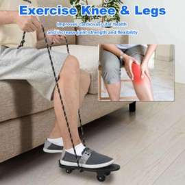 Generturbo Knee Glider for Knee Replacement Recovery Aids, Knee Surgery Recovery Equipment, Increasing Range of Motion and Stretches Knees, Exercise Tool for PCL, ACL Recovery Must Haves
