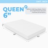 NEO SLEEP 6 Inch Queen Cooling Gel Memory Foam Mattress