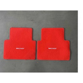 EVPROXP Fits 18-22 Honda Accord Red Floor Mats Carpet Nylon Rear Second Row 2PCS