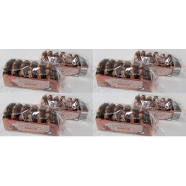 2 Pack Benton's Coconut Macaroons Chocolatey, 6 Large Belgian Chocolatey Macaroons – Set of 4