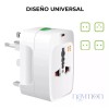 Naymon 5pz Adaptador Convertidor Clavija Corriente Universal Viaje