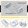Mardatt 16Pcs Strut Channel Nuts, 1/4"-20, 5/16"-18, 3/8"-16, 1/2"-13 Spring