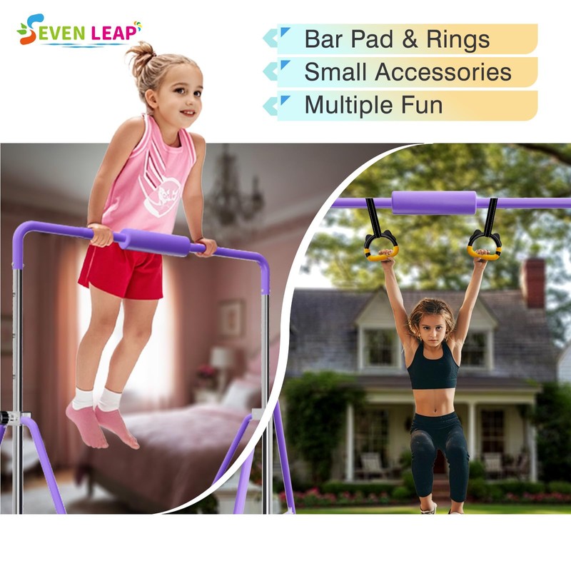 Seven Leap Expandable Bar for Junior Gymnasts - Adjustable and
