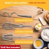 homicozy 3Pcs Hand Mixer Electric Attachments Set