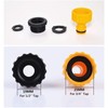 Lahviuu Hose Connector Set, 4 Pieces Garden Hose Connection Set,