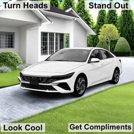 BOGAR TECH DESIGNS Full Headlight Head Light Tint Kit Compatible with Hyundai Elantra 2024-2025, Dark Smoke