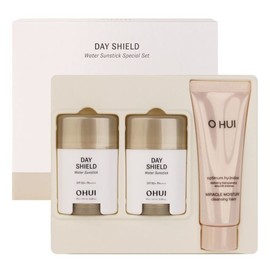 O Hui 오휘 데이쉴드 워터 선스틱 스페셜 세트 14gX2개입 SPF50+ PA++++ O Hui Day Shield Water Sun Stick Special Set 14g X 2 Pieces SPF50+ PA++++