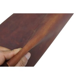 Cowhide Leather, Tool Sewing Craft, Leather, Square, 1.8-2.0 mm Thick, Cowhide Leather, Hobby Horse, Crafts, Leather Accessories, Leather Pieces ... (Red Brown, 6 x 12 Inches)