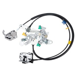 Rear Door Lock Latch & Cable - Right Passenger Side - Replacement for 1999-2007 Ford F250 F350 F450 F550 Super Duty, Upper and Lower Locking Latches Assembly Replaces# 6C3Z-28264A00-A 6C3Z28264A00A