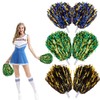 6 Pieces Cheerleader Pompoms with Stem for Sports Events School