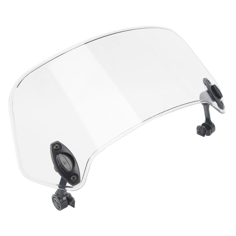 Motorcycle Windscreen Adjustable Clip On Windshield Universal Wind Deflector for