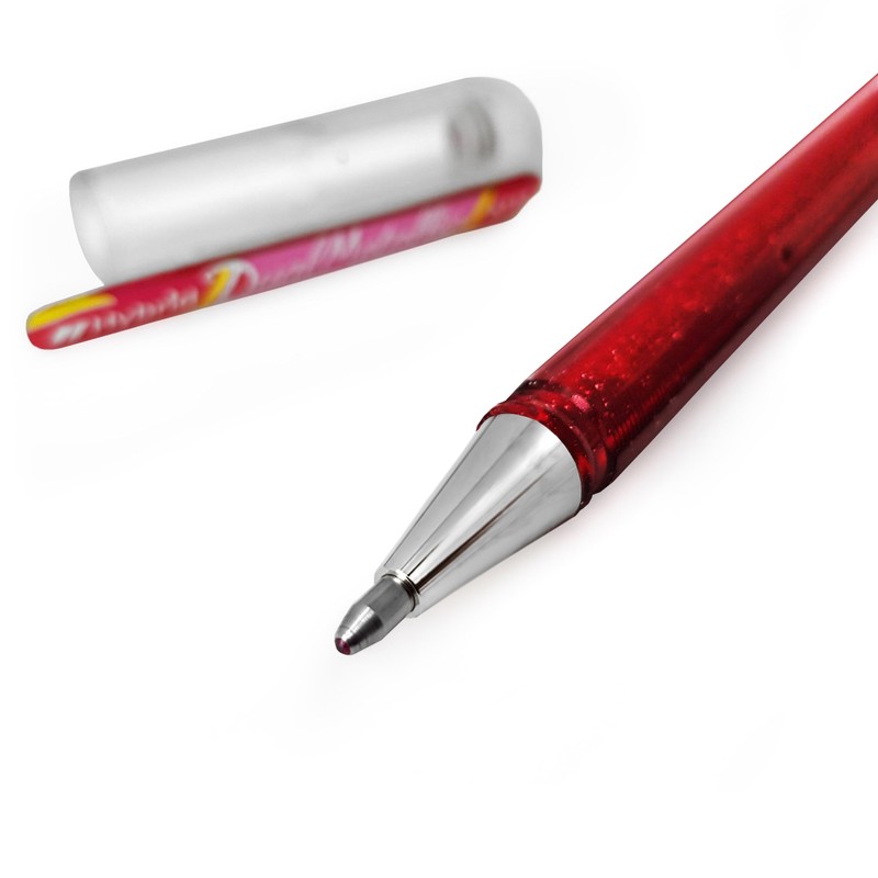 Pentel Hybrid - Dual Metallic Pens - Liquid Gel Rollerball