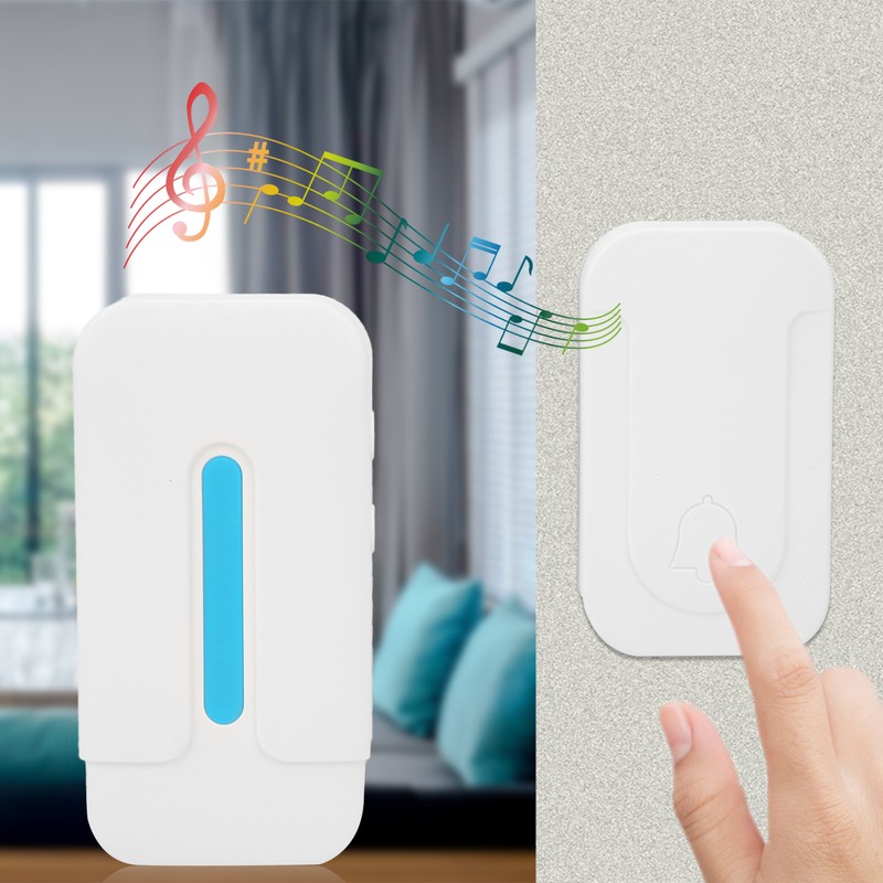 Smart Wireless Doorbell SelfPowered Beeper Remote Induction Waterproof