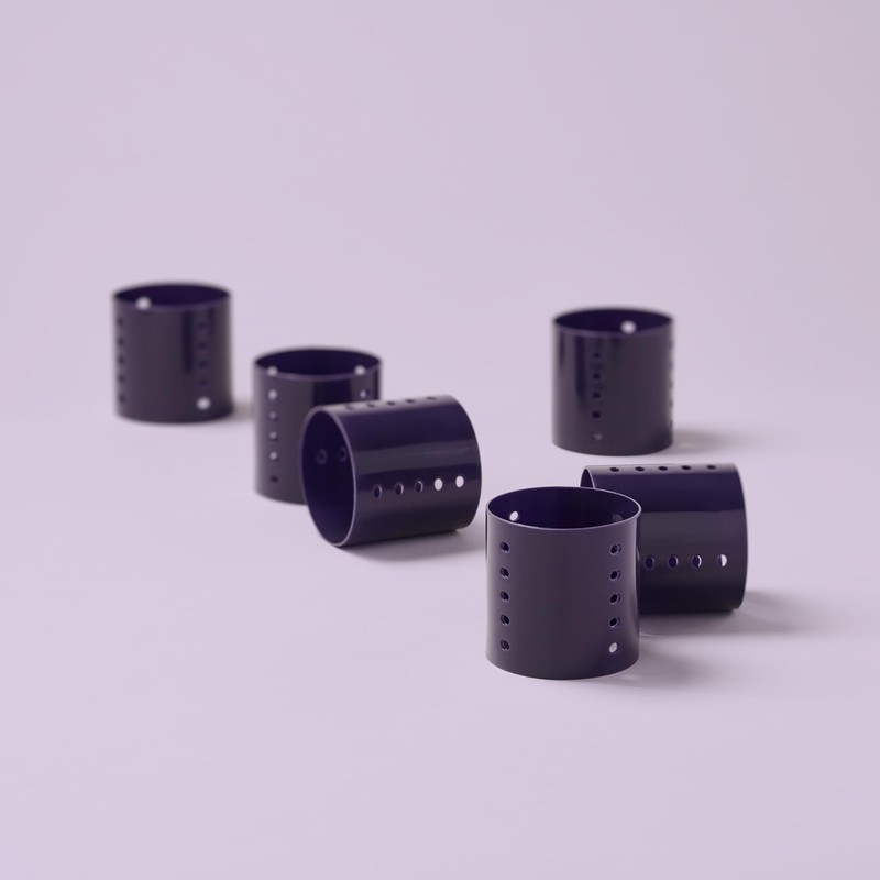 Diane Magnetic Roller - Purple - 3inch - 6 Pack