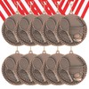MECCANIXITY Tennis Medals 2.7 Inch, Bronze Award Medals with Neck