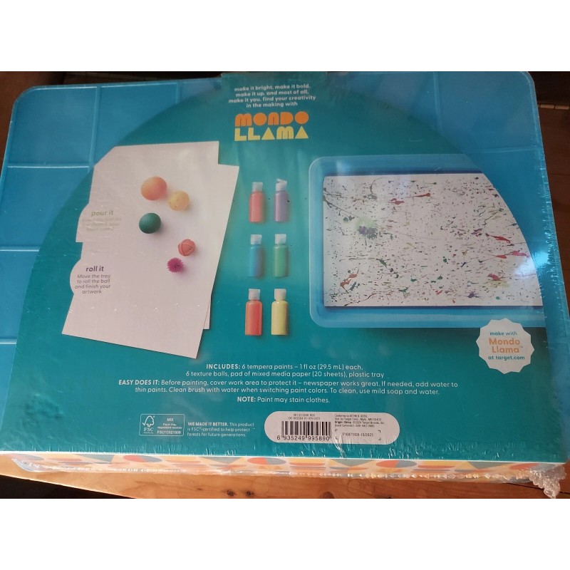 Mondo Llama paint rolling kit. Rolling balls paint and more