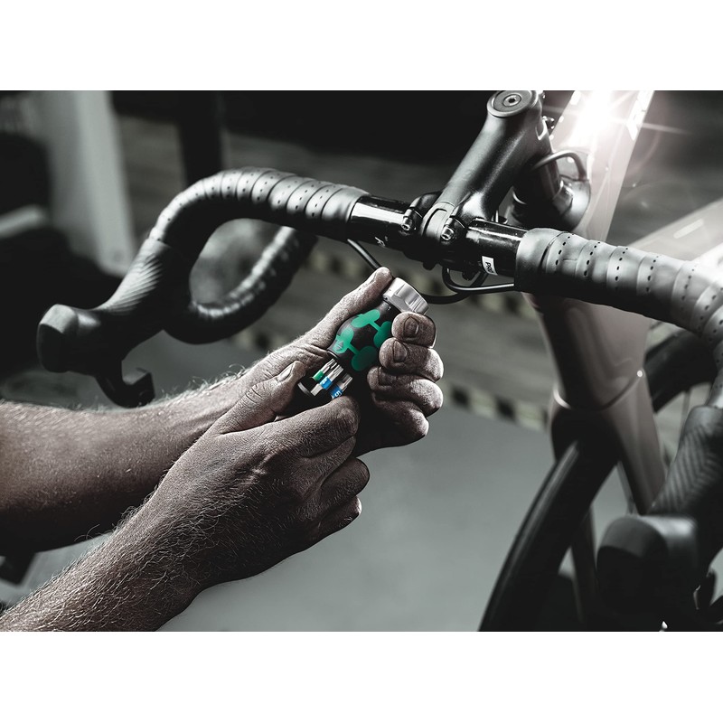 Wera 05004185001 Bicycle Set 5 Stubby Ratchet Screwdriver with Bit