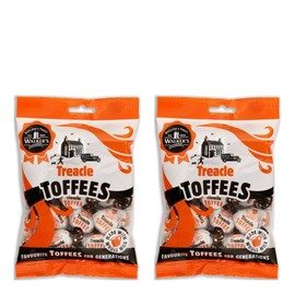 Walkers' Nonsuch Treacle Toffee | with Condensed Milk & Black Treacle | Imported from the UK | Traditional British Candy for Any Occasion | English Sweets Bars | 5.29 Oz (Pack of 2)