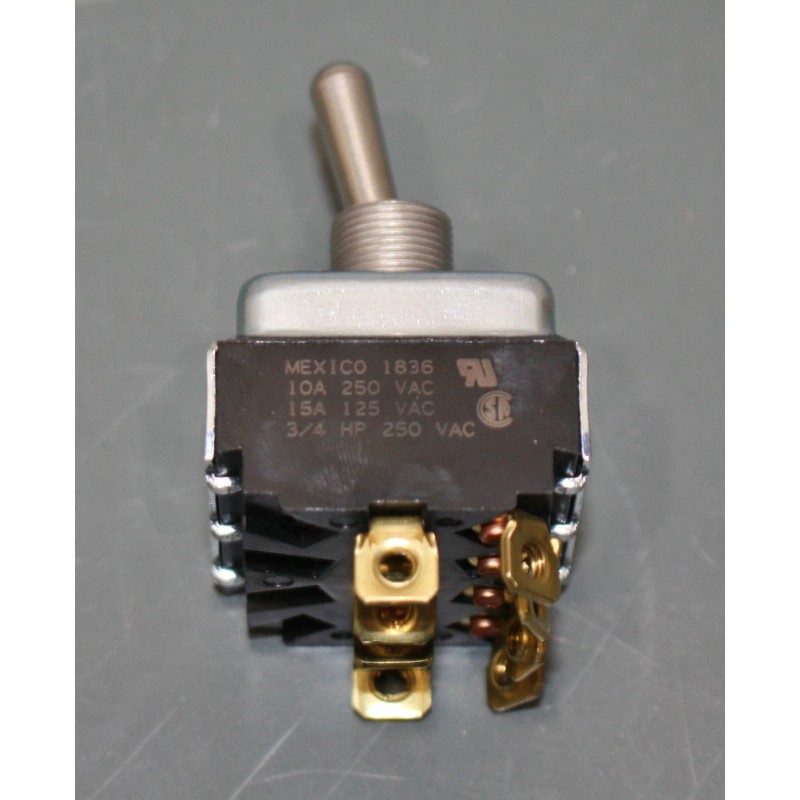 Cutler-Hammer Eaton ON/OFF Toggle Switch 7690K8, 4PST, 10A @ 250V,