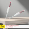 NORXUAZE 2pcs white Long Nib Deep Hole Marker Pen -