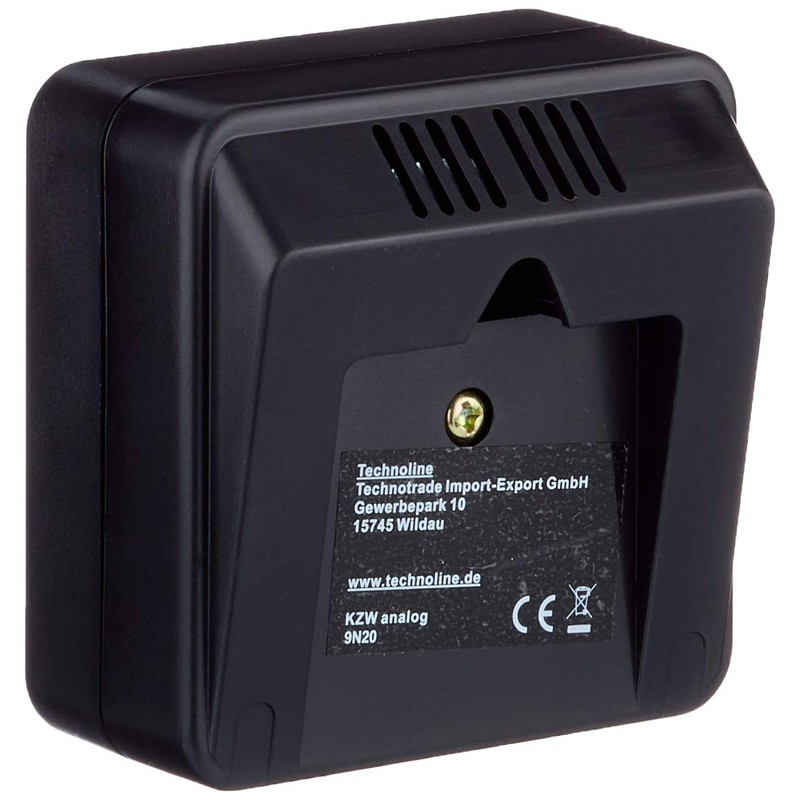 Technotrade Technoline KZW-Analogue Kitchen Timer, Black