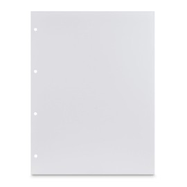 Photo Card 23.3 x 31 cm Perforated 25 Sheets White