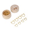 30pcs Stitch Marker Rings Cute Cat Head Shape Crochet Stitch