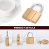 Padlocks with Keys, 38mm Small Padlock with Key Heavy Duty