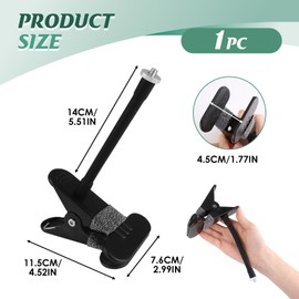 Flexible Clip Clamp Mount for EufyCam2C/2CPro/3/3C Blink Mini/ Outdoor 4, Baby Monitor Mount, Camera Mounts, Adjustable Mounting Bracket(Black)