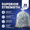 Plasticplace 65 Gallon Trash Bags │ 2.7 Mil │ Clear