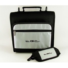 New Electric Silver & Black Deluxe Twin Compartment Shoulder Carry Case Bag for the HP TouchPad Tablet - Cover & Accessories