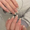 Milky Muse Press-On Nails | Hand-Set Crystal & Starlight Accents