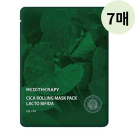 Mediheal 메디테라피 시카 롤링 마스크팩 추천 락토 비피다 7매 Mediheal Charcoal Rolling Mask Pack Lacto Bifida 7pcs