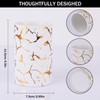 Gold Marble Bathroom Toothbrush Holder, Bathroom Black and White Ceramic