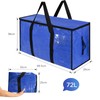 Romon Storage Bag, Pack of 2 72L Extra Large Plastic
