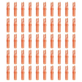 PATIKIL Archery Arrow Nocks 6.2mm 0.244", 50 Pack Insert Arrow Nock Replacement for Shooting, Orange