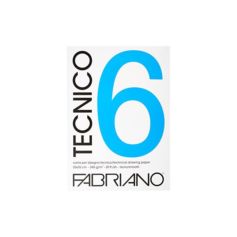 Fabriano Block technischer 6 25 x 35 cm 20 FG